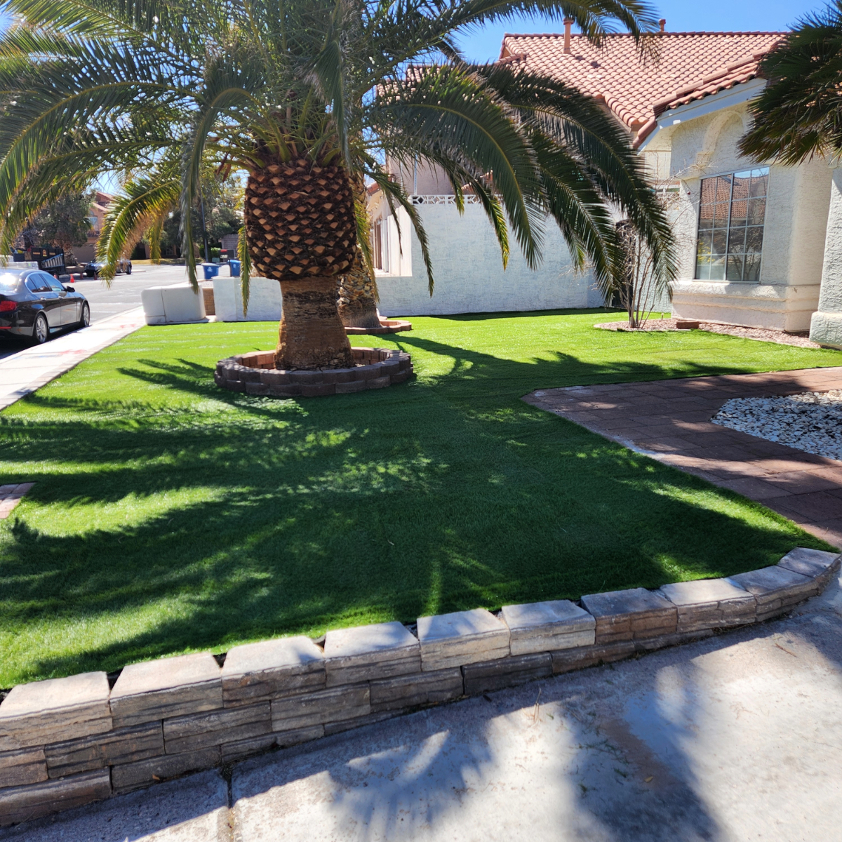 Front yard remodeling