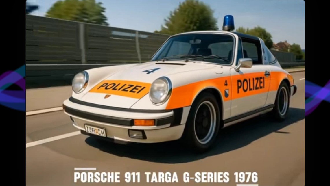 Swiss Police cars then and now